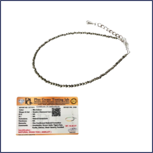Raw Pyrite Anklet